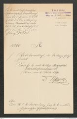 k.k. naturhistorisches Hofmuseum, Intendanzakten 1885-1896 (Hauer), Aktenzahl Z.418/1890, Seite 1